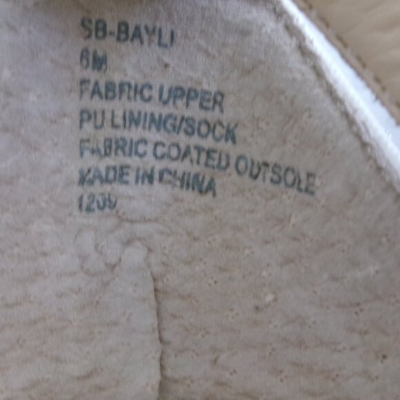 Betsey Johnson BAYLI Crystals and Pearls High Heels Shoes 6 White Open Toe - Picture 5 of 15